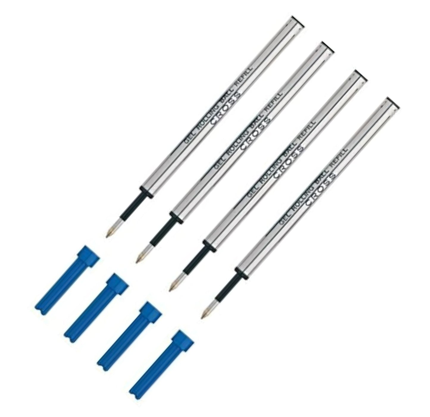 Cross 4X Selectip Gel Rollerball Pen Refills - Blue - Medium 8521-4