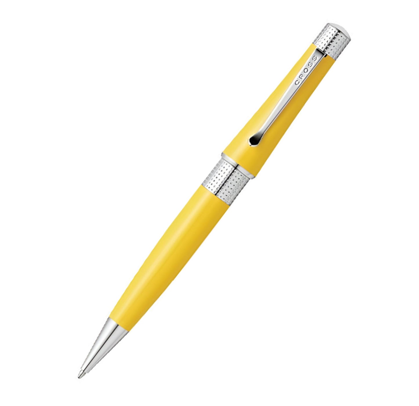 Cross Beverly Sunrise Yellow Pearlescent Lacquer Ballpoint Pen AT0492-20