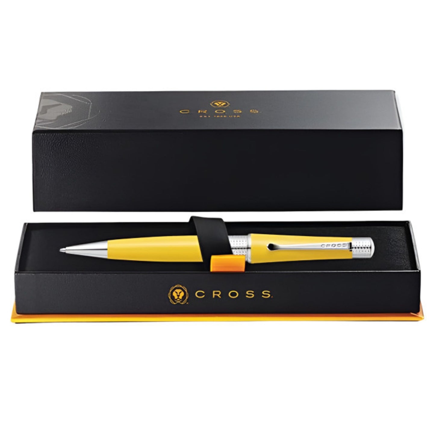 Cross Beverly Sunrise Yellow Pearlescent Lacquer Ballpoint Pen AT0492-20