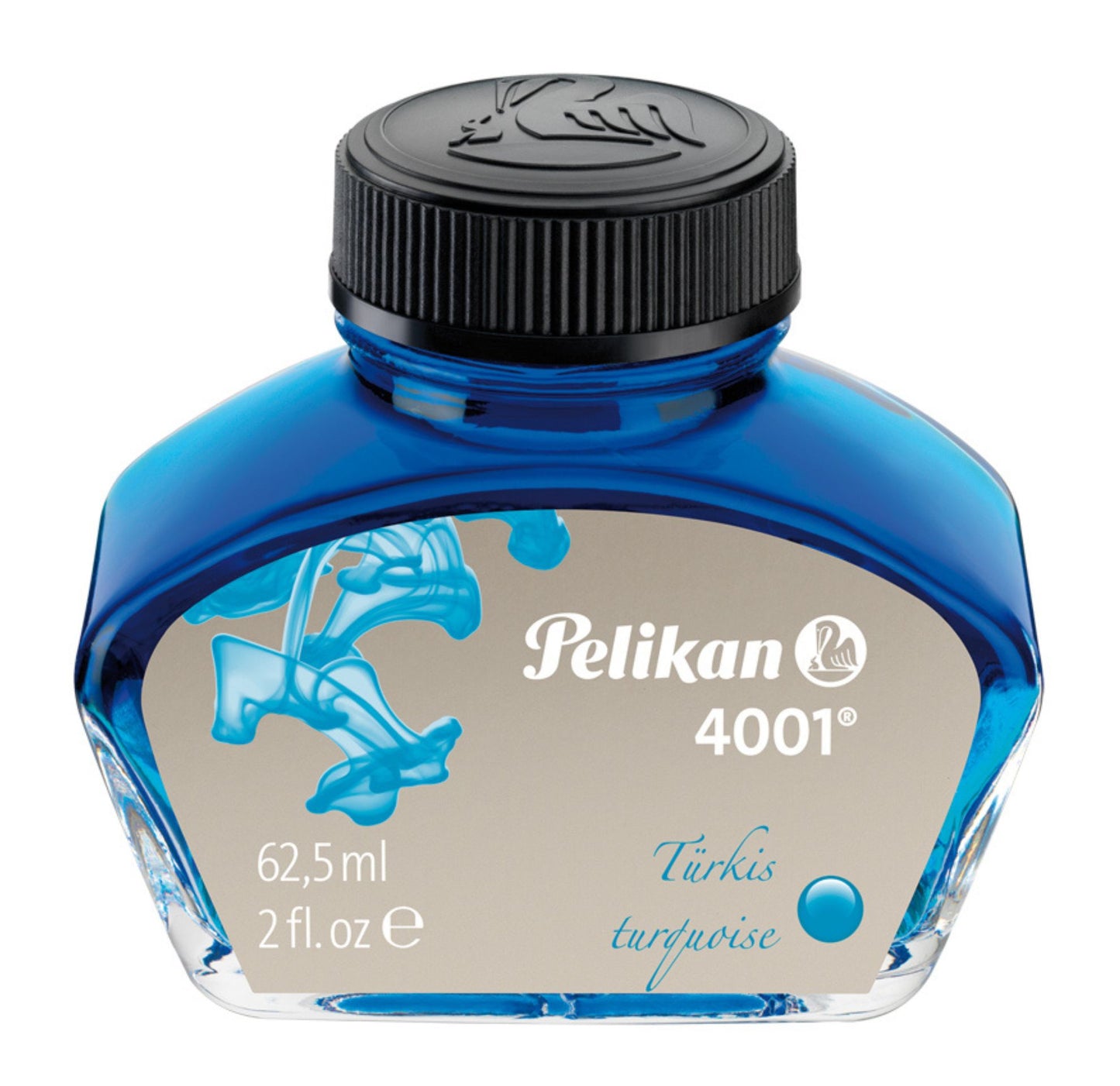 Pelikan Ink Bottle Ink Glass 4001 Turquoise 62,5 ml 329201