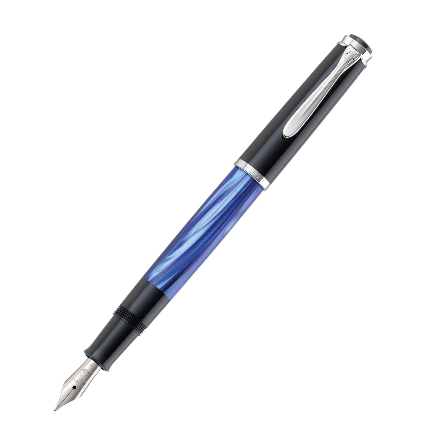 Pelikan M205 Fountain Pen Classic Blue-Marbled M 801973