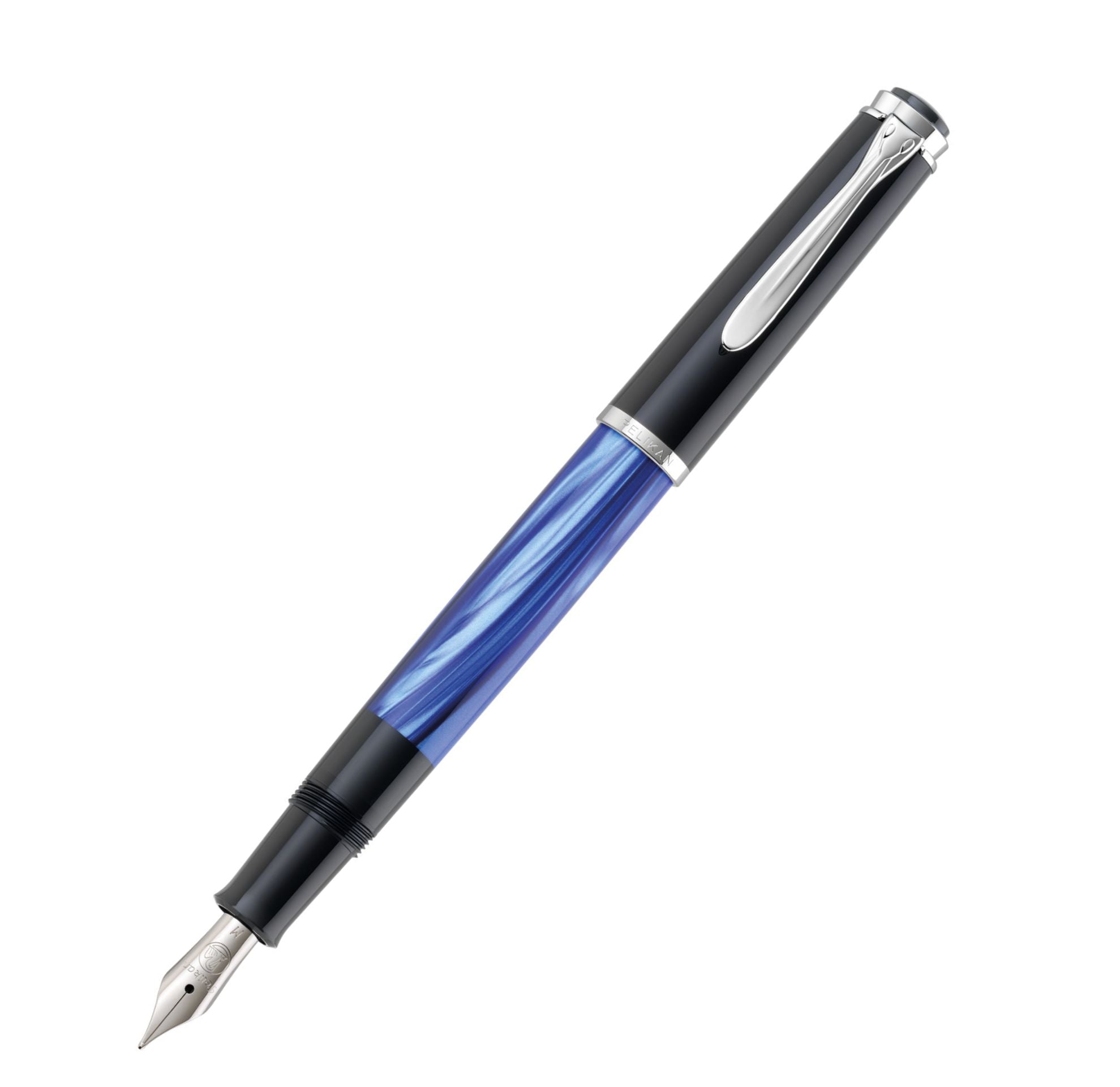 Pelikan M205 Fountain Pen Classic Blue-Marbled M 801973