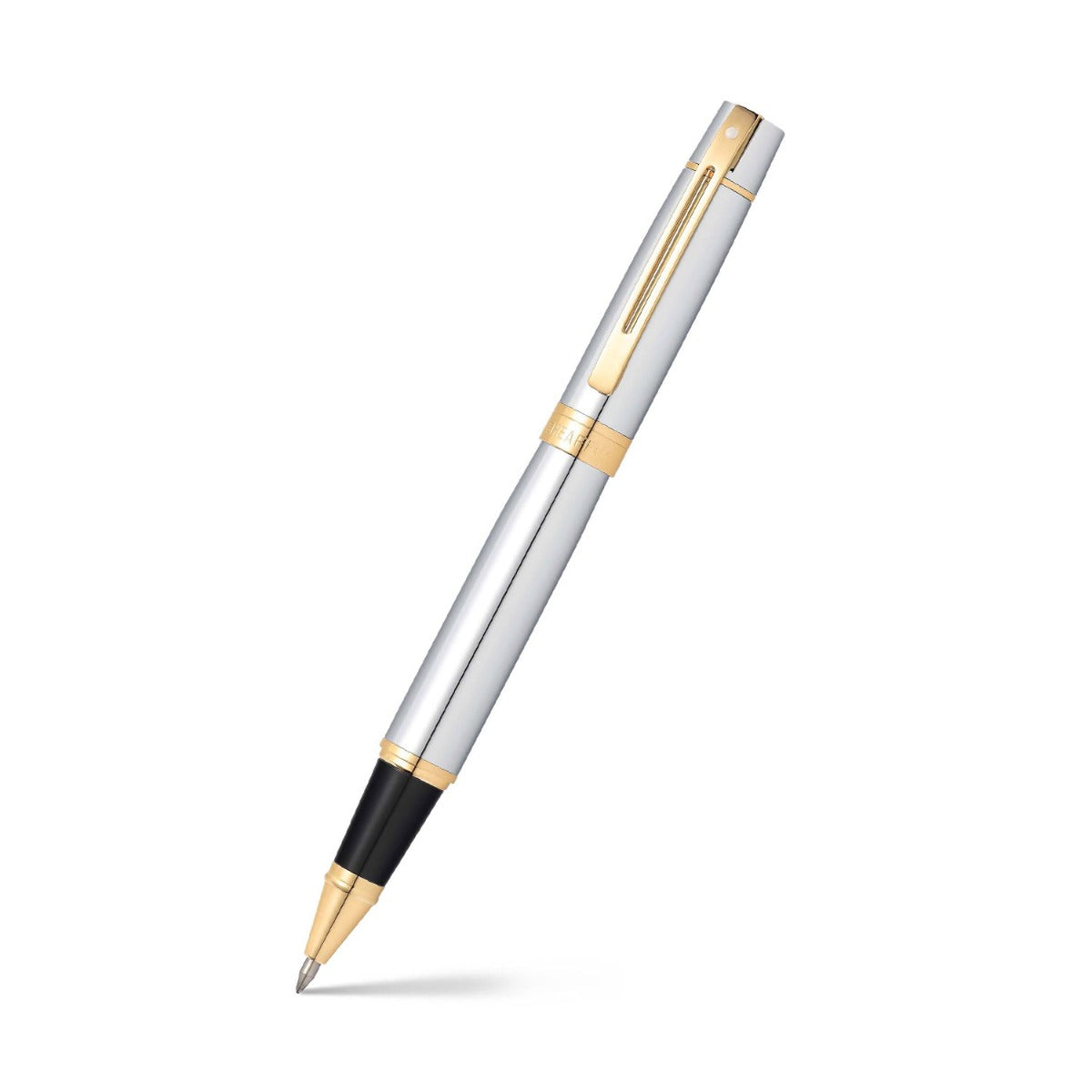 Sheaffer 300 Chrome Gold Trim Rollerball Pen E1934251