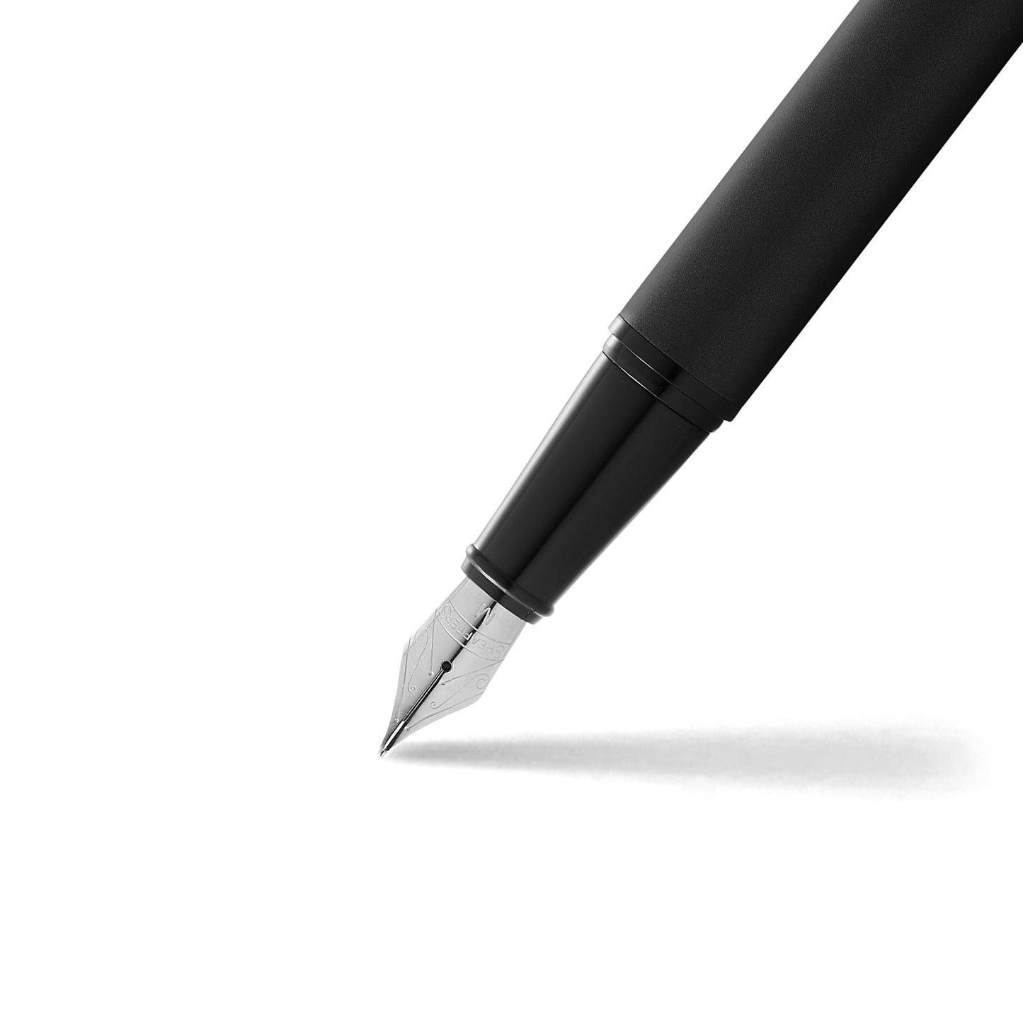 Sheaffer 300 E9343 Matte Black Lacquer with Polished Black Trims Fine F E0934343