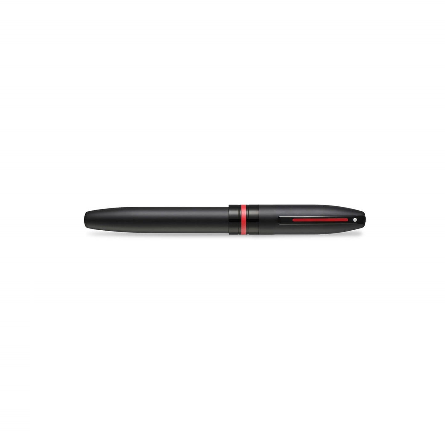 Sheaffer Icon E9108 Matte Black Lacquer with Red PVD Trims Medium Fount E0910853