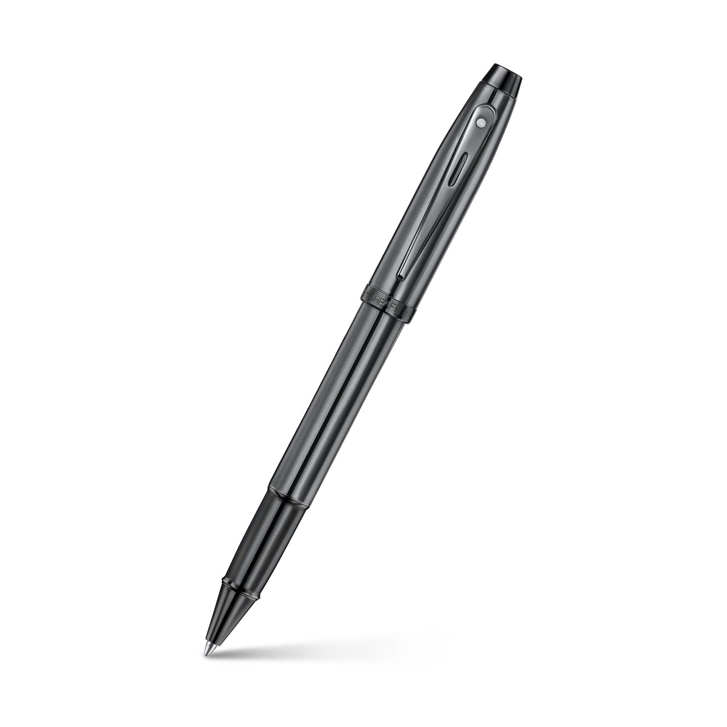 Sheaffer 100 9375 Ionic Gunmetal Grey Rollerball Pen with Shiny PVD Trims E1937551