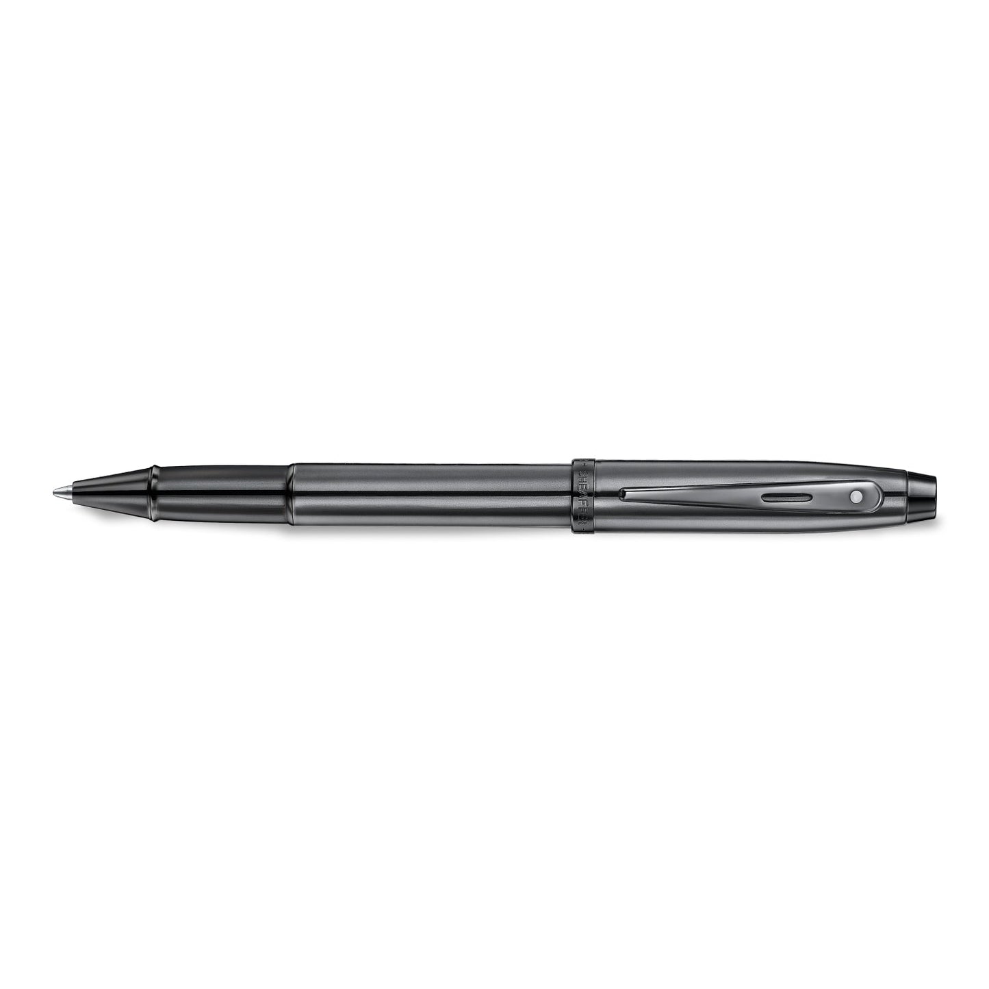 Sheaffer 100 9375 Ionic Gunmetal Grey Rollerball Pen with Shiny PVD Trims E1937551