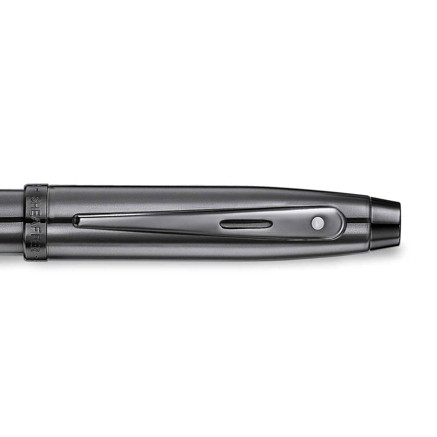Sheaffer 100 9375 Ionic Gunmetal Grey Rollerball Pen with Shiny PVD Trims E1937551