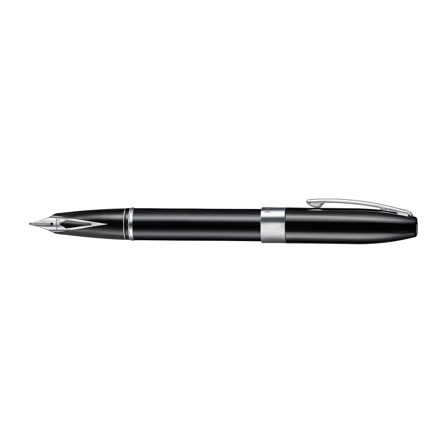 Sheaffer Legacy 9064 Glossy Black Inlaid Nib Fountain Pen with Chrome-Plated Trims, Fine E0906443