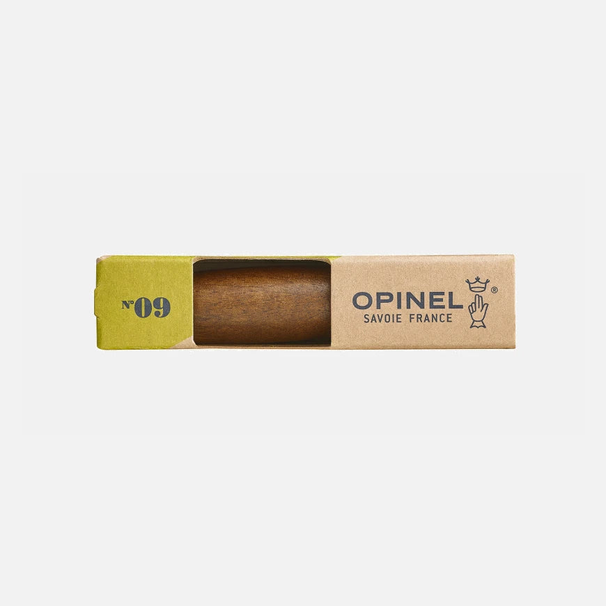 Opinel No.09 Walnut Wood Stainless Steel Folding Knife 002425