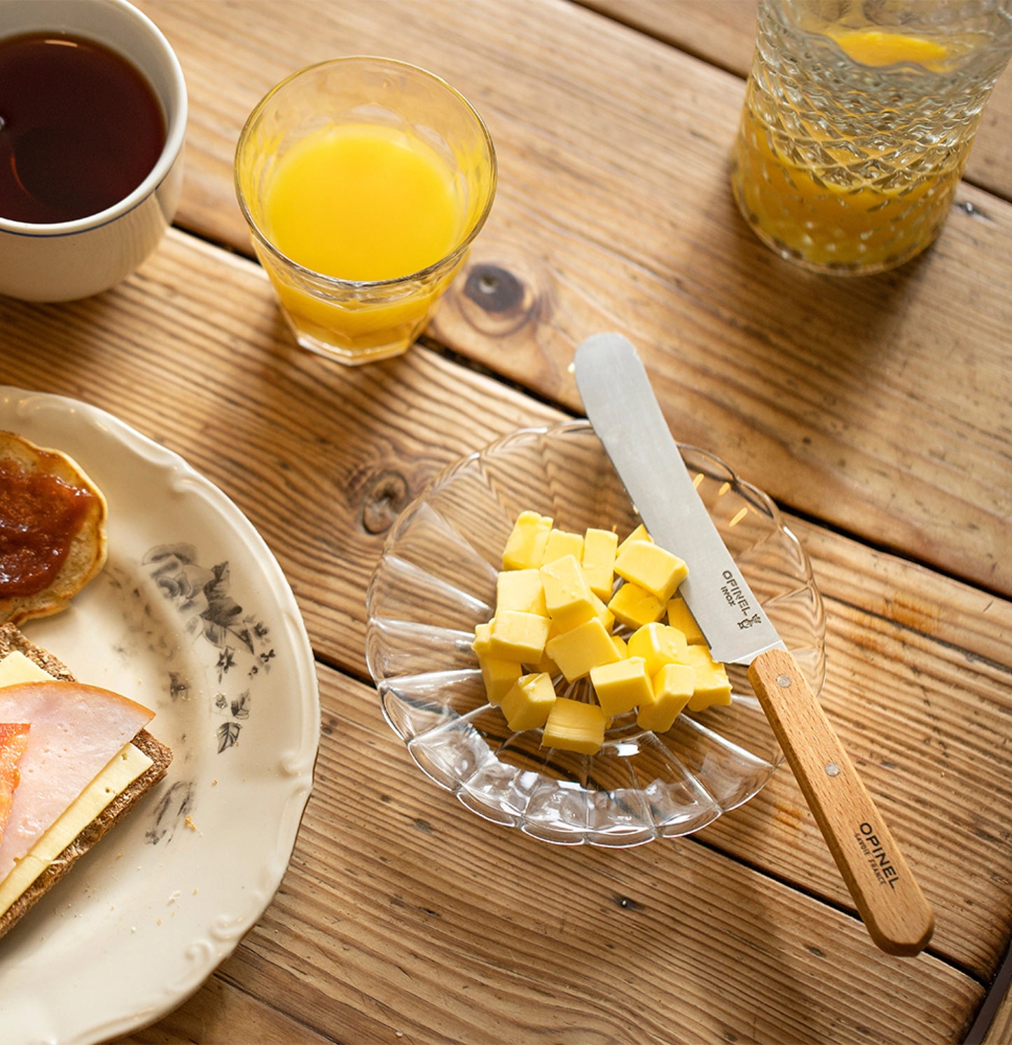 Opinel Brunch & Breakfast Spreading Natural Beech Knife 002175