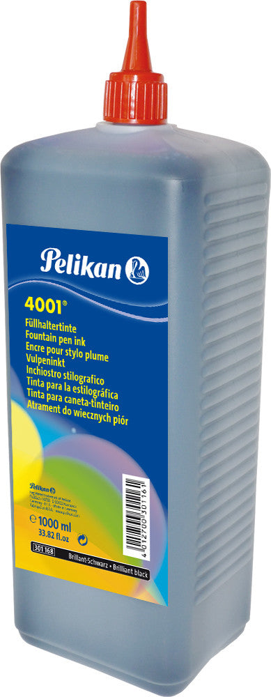 Pelikan ink Glass 4001, 1000 ml Brilliant Black 301168