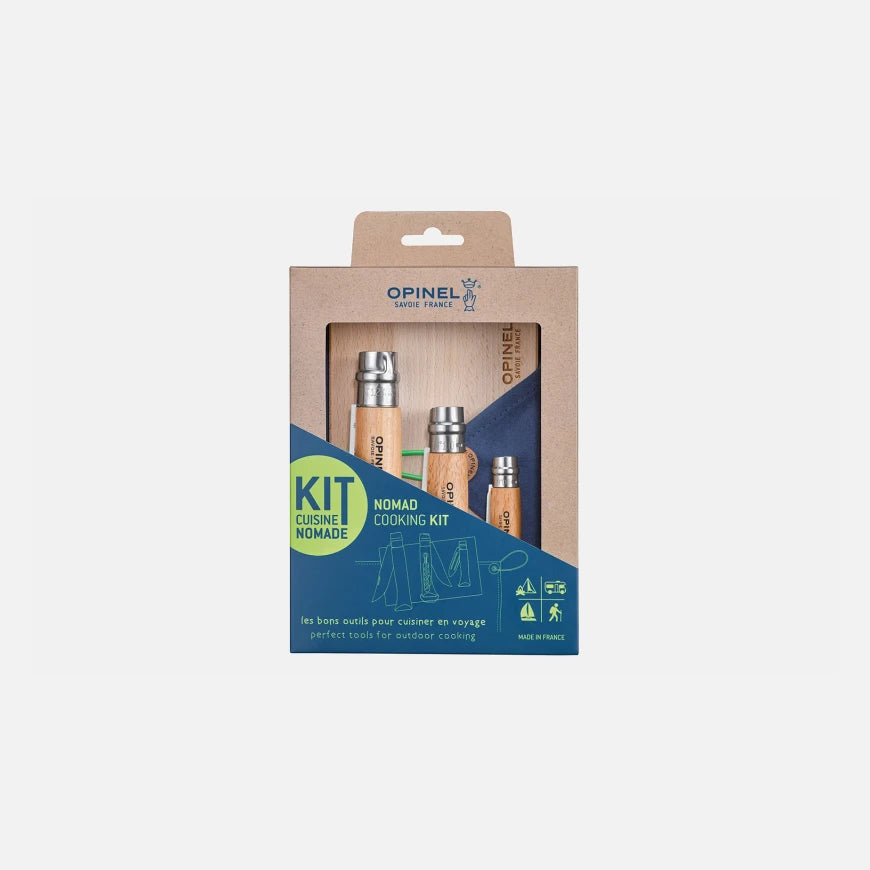Opinel Nomad Cooking Kit with N°10 Corkscrew Bottle Opener 002614
