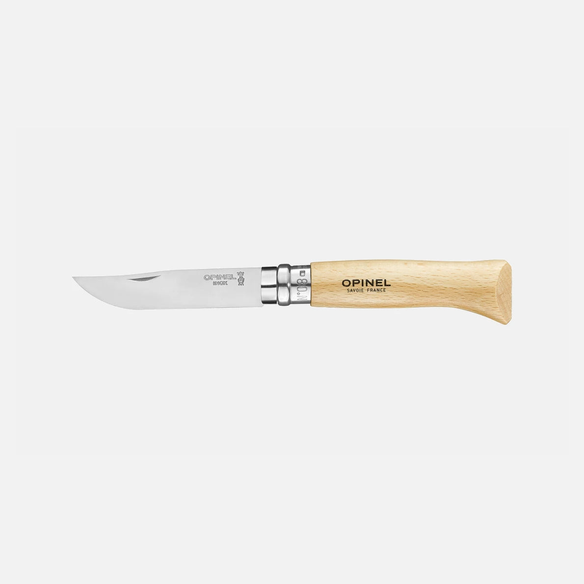 Opinel No.08 Stainless Steel Folding Knife 123080