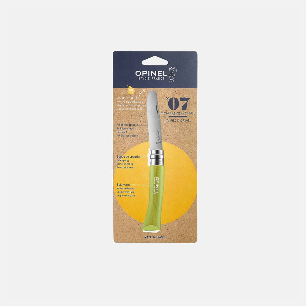 Opinel N°07 My First Opinel Apple Kids Knife 001700