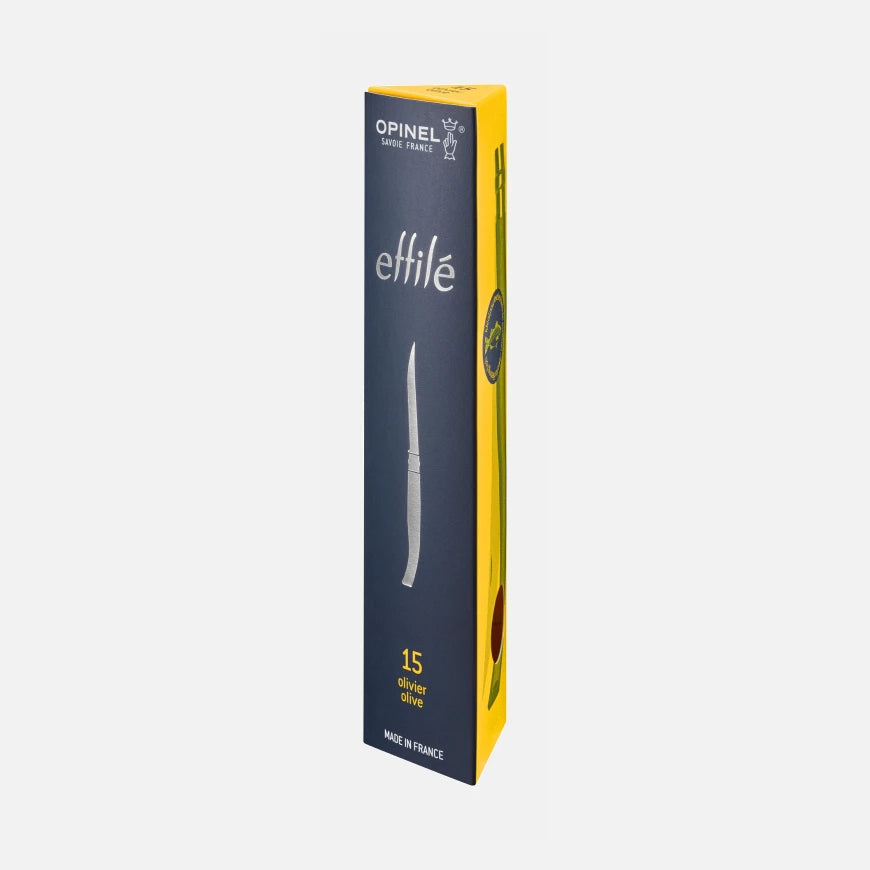 Opinel No.15 Olive Effilé - New version Stainless Steel Pocket Knive 002608