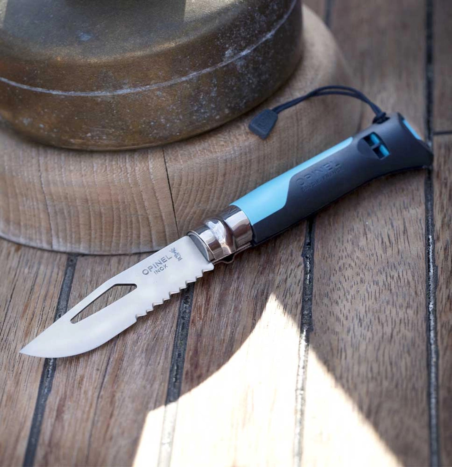 Opinel No.08 Stainless Steel Folding Knife - Outdoor Blue 001576