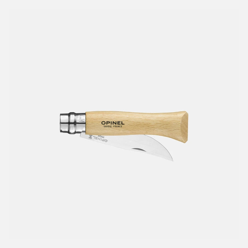 Opinel No.09 Beech Wood Stainless Steel Folding Knife 001083