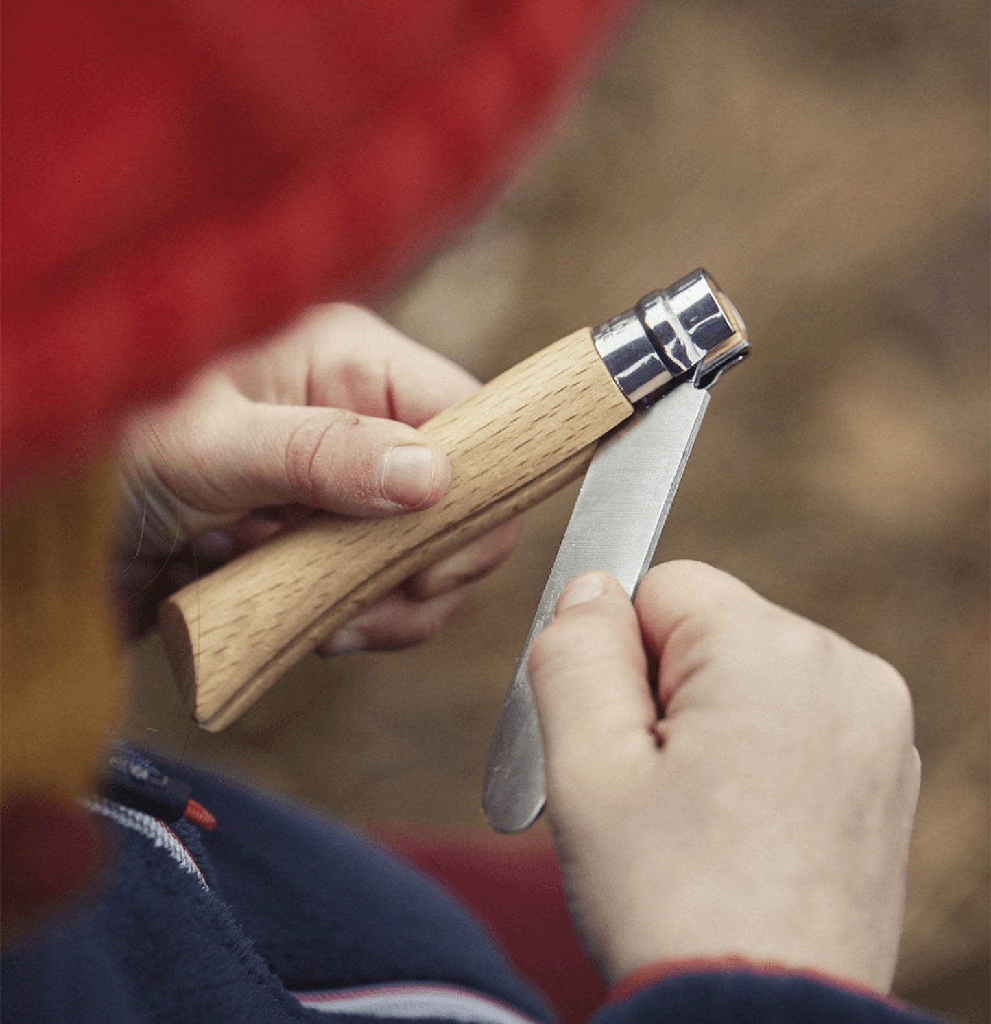 Opinel No.07 My First Opinel with & belt holster Boxset 002400
