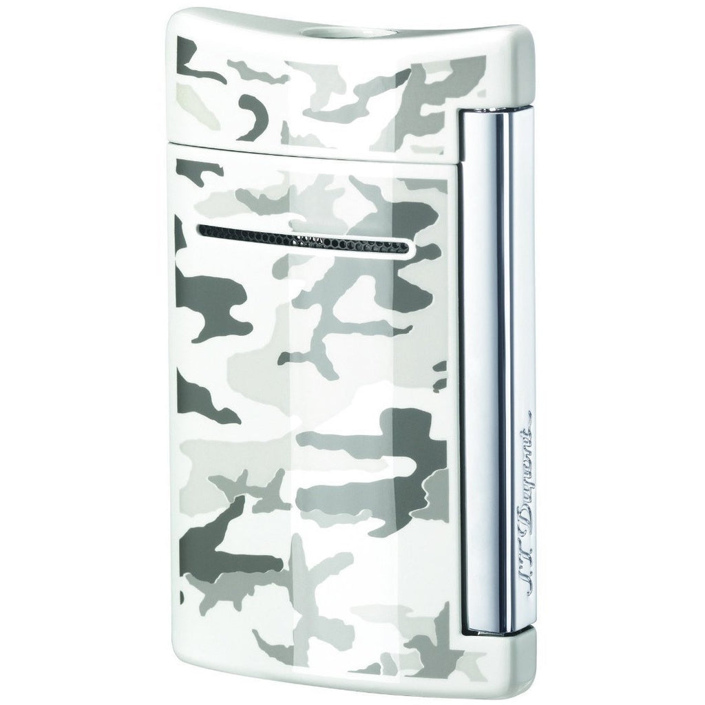 S.T. Dupont MiniJet Torch Flame Lighter White Camouflage 10089