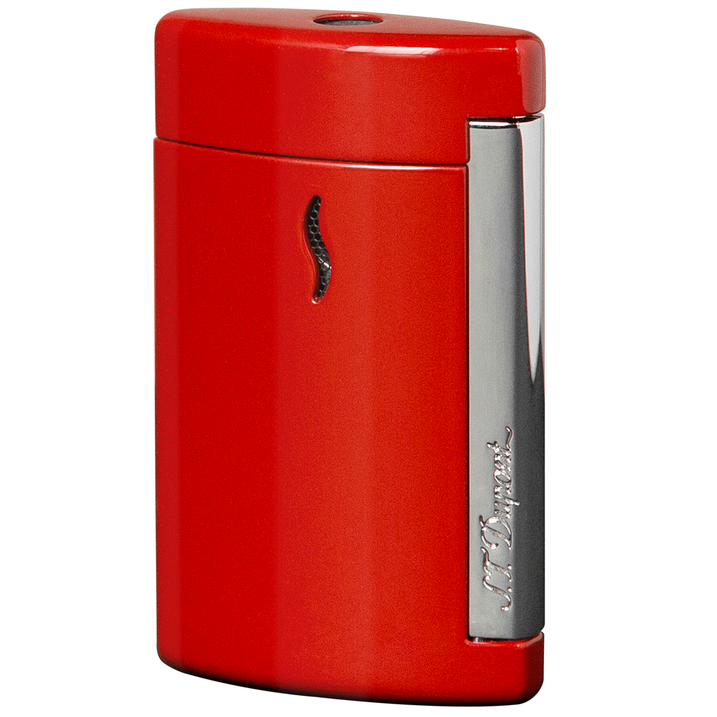 S.T. Dupont Minijet torch Lighter Red Chrome 10505