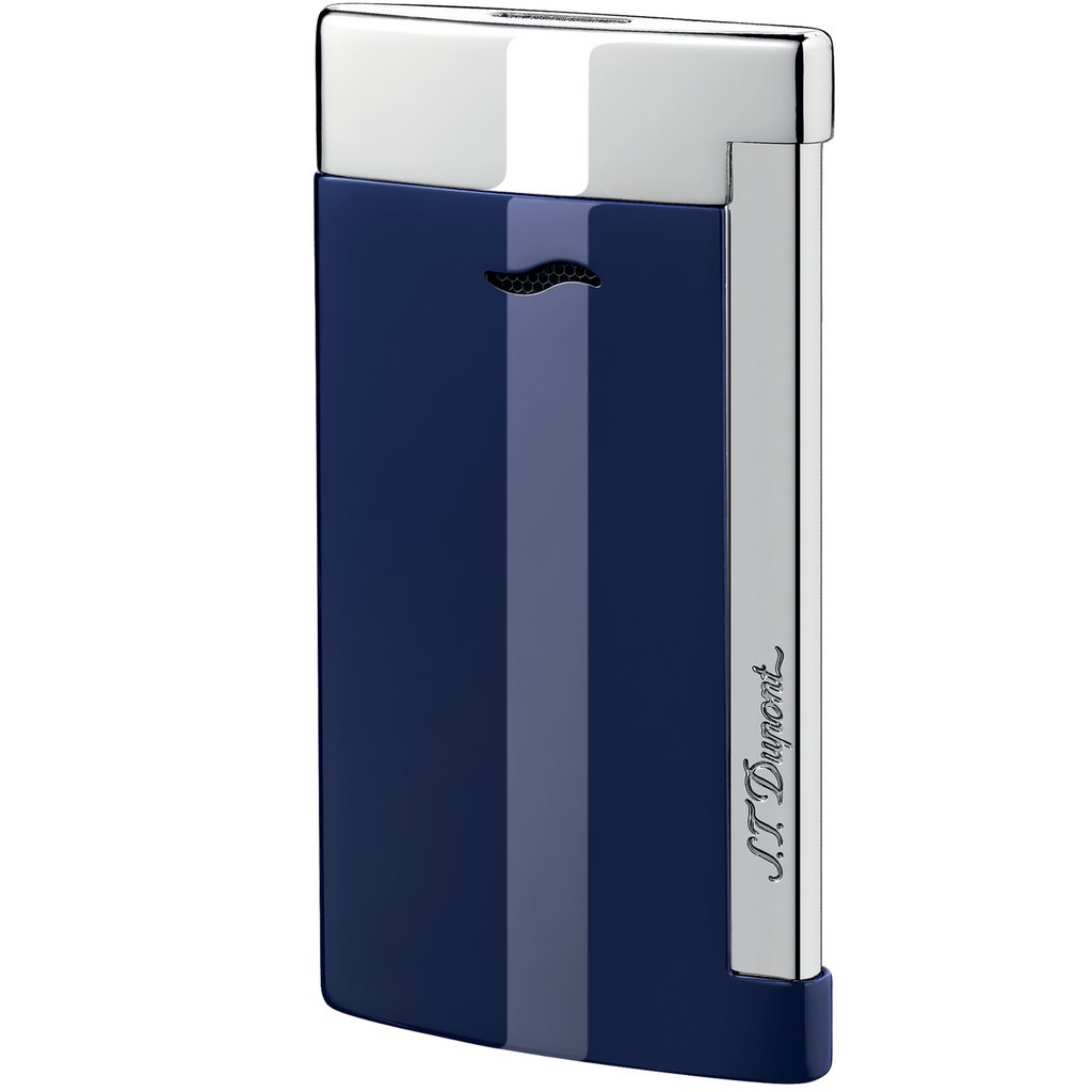 S.T. Dupont Slim 7 Lighter, Blue Lacquer Finish 27709 (027709)