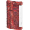 S.T. Dupont MiniJet Pavage Red with Swarovski Crystals 10094