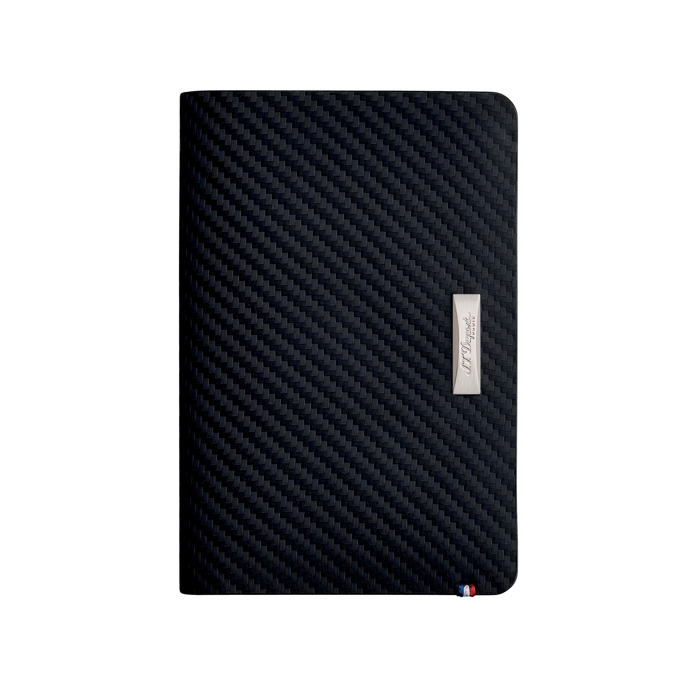 S.T. Dupont Défi Carbone Leather Wallet, Black, 7 Cards, RFID Protection 170015