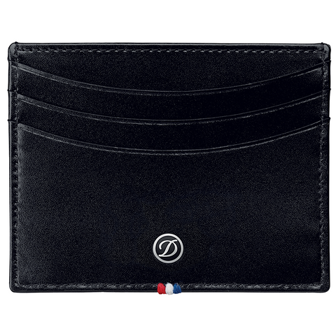 S.T. Dupont Black Line D Elysee Leather Credit Card Holder, 180008