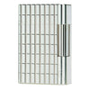 S.T. Dupont Silver Plate, Cut Lines Gatsby Lighter, 18138 (018138)