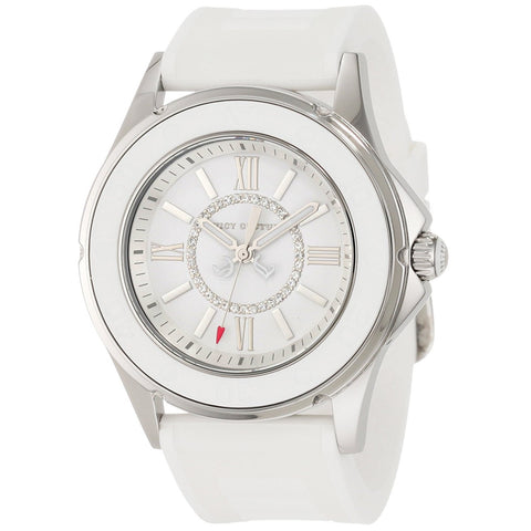 Juicy Couture Women's 1900871 Rich Girl White Jelly Strap Watch