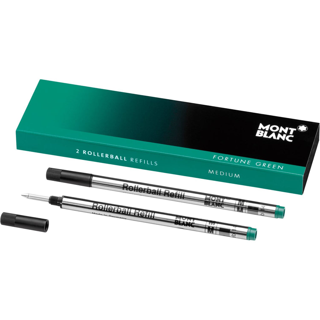Montblanc Rollerball Medium Refill - Pack of 2 Fortune Green 105161
