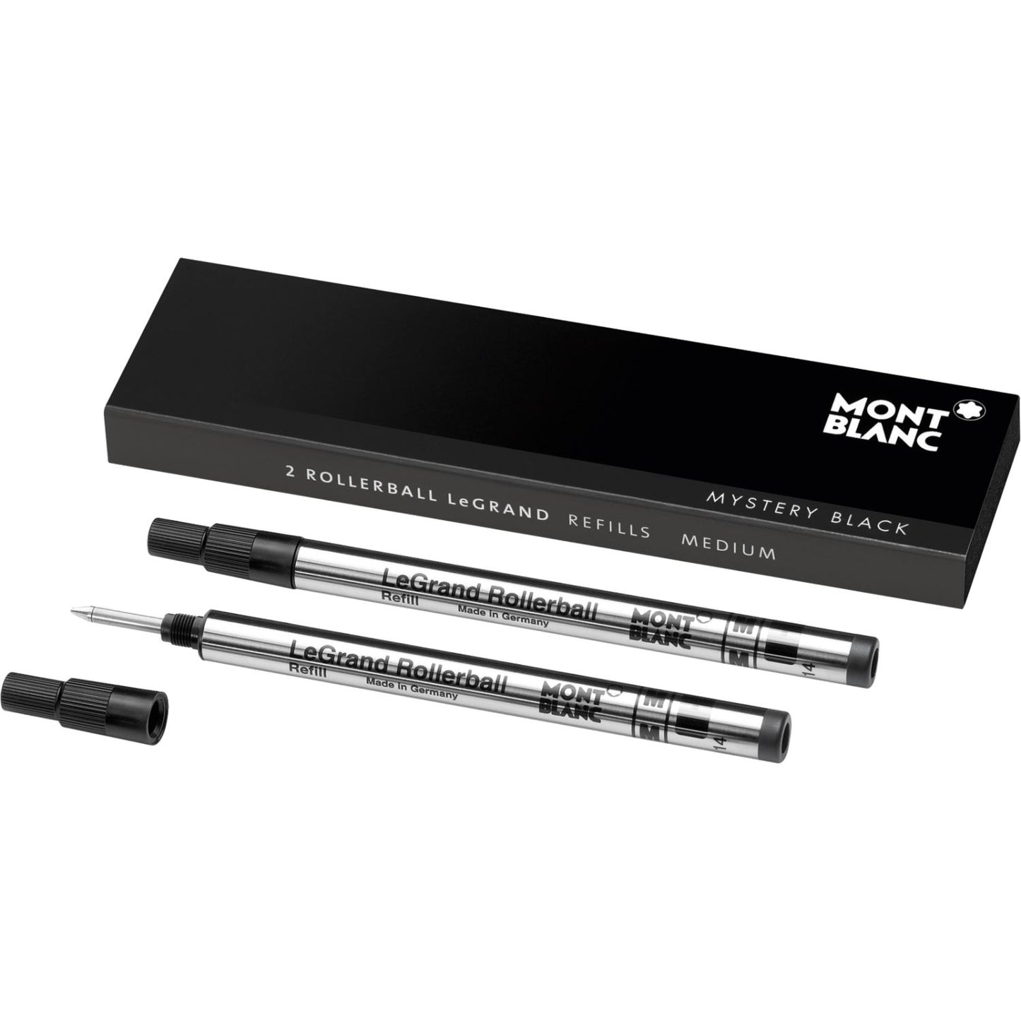 Montblanc 2 Rollerball LeGrand Mystery Black Refills 105164