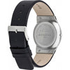 Skagen Men's Classic 233XXLSLN Black Leather Quartz Watch with Blue Dial
