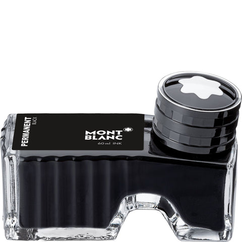 Montblanc 60 ml Ink Bottle - Permanent Black 107755