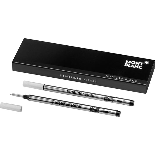Montblanc 2 Fineliner Refills in Mystery Black 105170