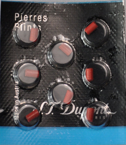 S.T. Dupont Lighter Red Flints Pack of 8 for Ligne D & Ligne 8 (650)