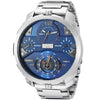 Diesel Men's DZ7361 'Machinus' 4 Time Zones Chronograph Stainless Steel Watch