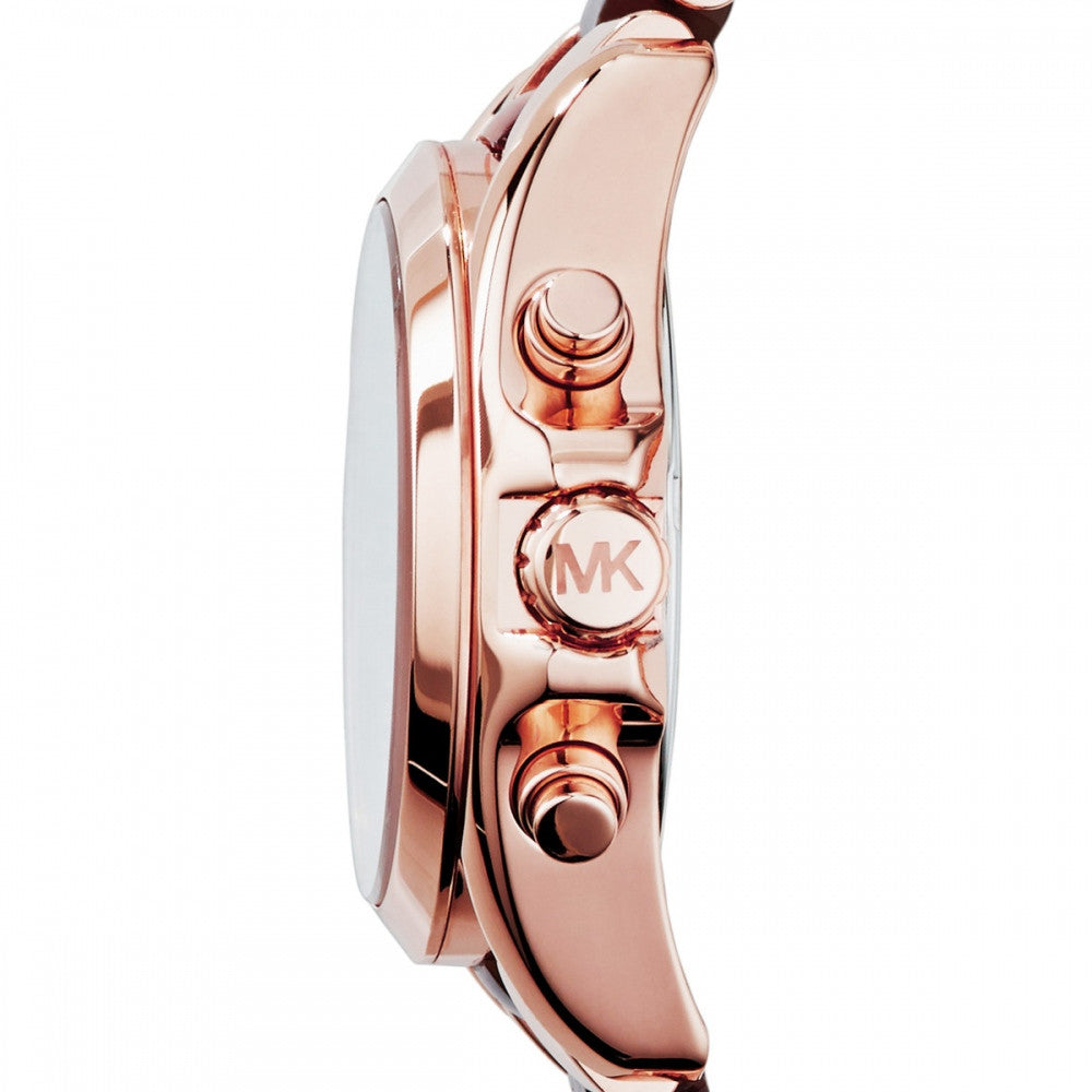 Michael Kors Women's MK5944 Bradshaw Rose Goldtone Chronograph Watch