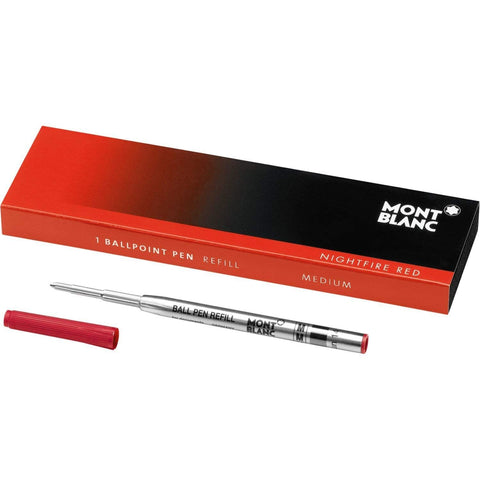 Montblanc Ballpoint Medium Refill - Nightfire Red 105152