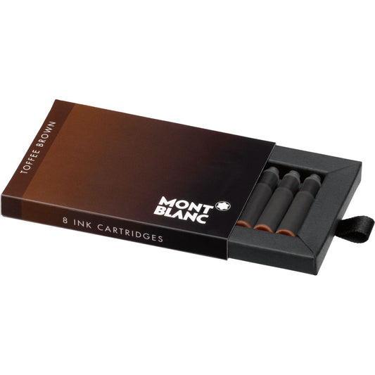 Montblanc Ink Cartridges Toffee Brown, 8 per package 105189